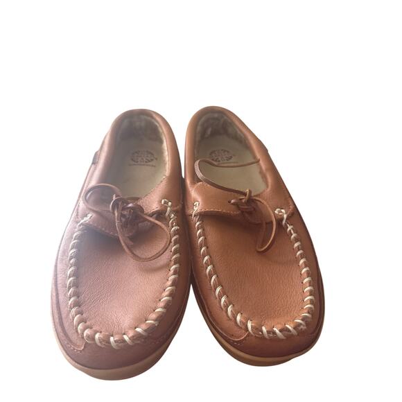 Dunham Chalet boat shoes in tan 11D main image 4